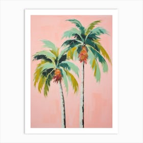 Two Palm Trees Art Print