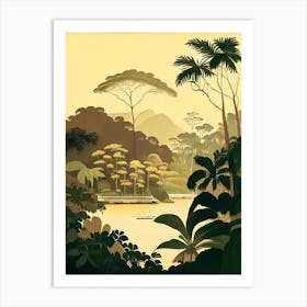 Phuket Thailand Rousseau Inspired Tropical Destination Art Print