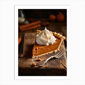 Pumpkin Pie 2 Art Print