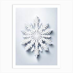 Frozen, Snowflakes, Marker Art 1 Art Print