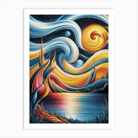 Starry Night 11 Art Print