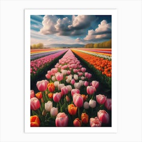 Tulip Field 1 Art Print