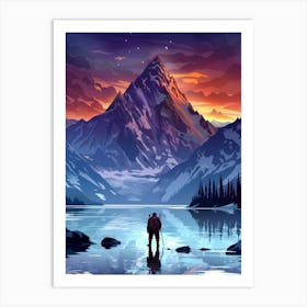 Mountain Landscape 17 Art Print