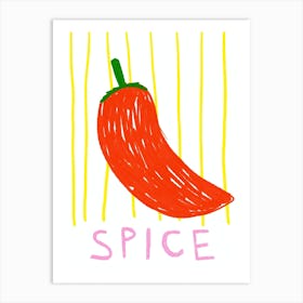 Spice Chilli Wall Art Print Art Print