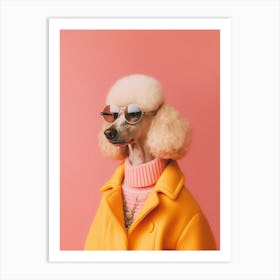 A Poodle Dog 4 Art Print