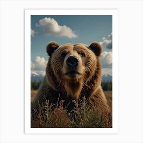 Grizzly Bear 4 Art Print