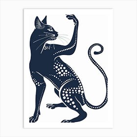 Zodiac Cat 1 Art Print