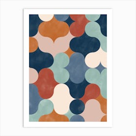 Abstract Geometric Pattern No.2 Art Print