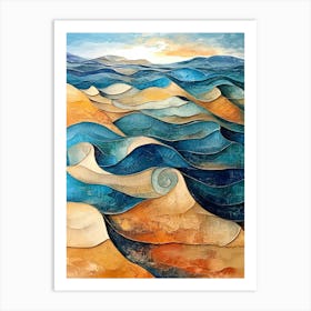 Ocean Waves Art Print