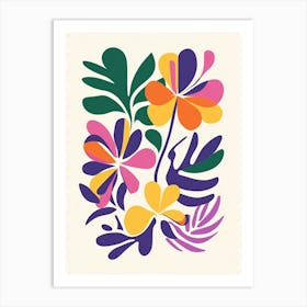 Tropical Flowers Art Print