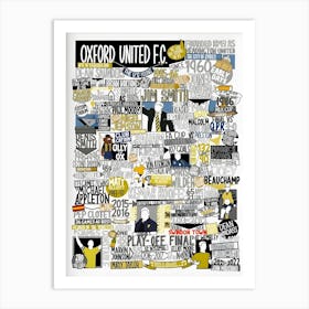 Oxford United 1 Art Print