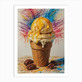 Ice Cream Cone 17 Art Print