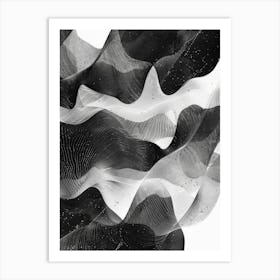 Abstract Wave Painting 11 Art Print