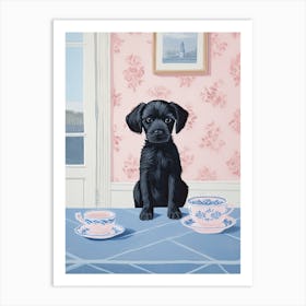 Animals Having Tea   Puppy Dog 7 Art Print