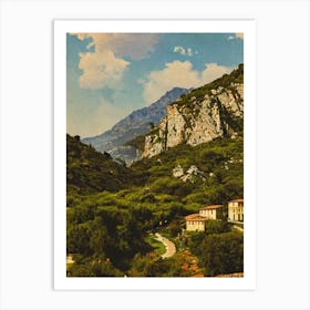 Arcipelago Di La Maddalena National Park Italy Vintage Poster Art Print