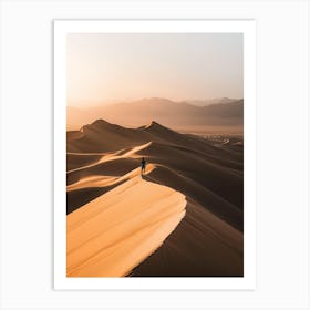 Sunrise In The Desert Art Print