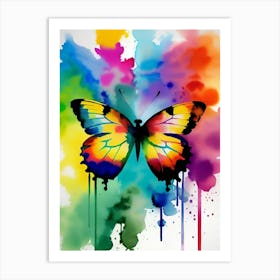 Colorful Butterfly 125 Art Print