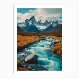 Chilean Mountains 2 Art Print