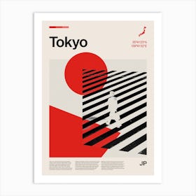 Mid Century Tokyo Travel Art Print
