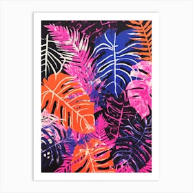 Tropical Leaves Art Print