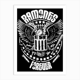 Ramones Forever band music Art Print