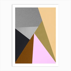 Geometric and colorful 12 Art Print