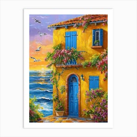 House By The Sea 3 Art Print