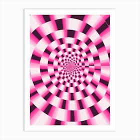 Pink Kaleidoscope Art Print