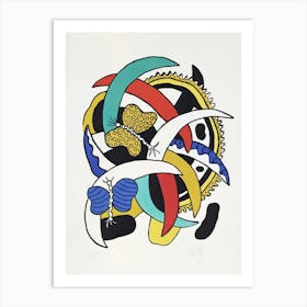 Fernand Léger Butterflies (Les Papillons) (1948) Art Print