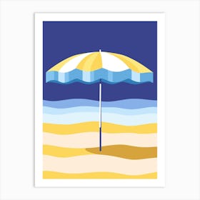 Beach Umbrella Art Print