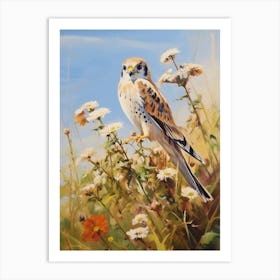 Bird Painting American Kestrel 2 Art Print