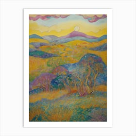 Sunset In The Valley 9 Art Print