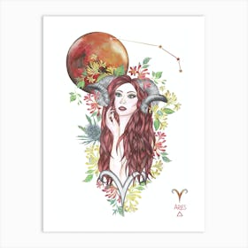 Aries Goddess Art Print