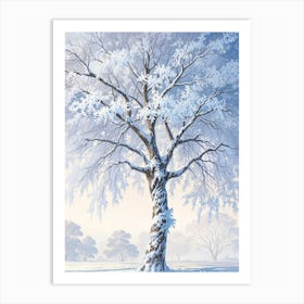 Winter Tree Art Print