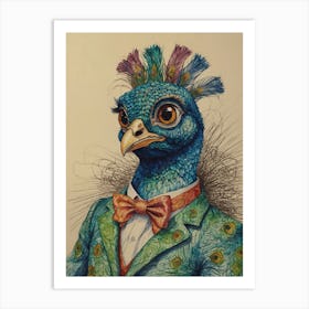 Peacock 36 Art Print