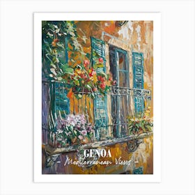 Mediterranean Views Genoa 1 Art Print