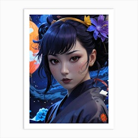 Japan Geisha Visual 37 Art Print