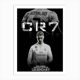 Cristiano Ronaldo Art Print