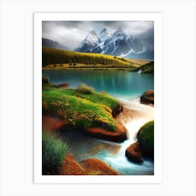 Mountain Stream 2 Art Print