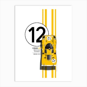 Ferrari 512S No. 12 Art Print