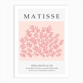 Matisse Cutout Pink Poster Art Print