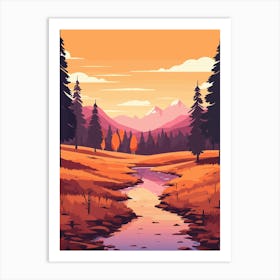 Autumn Landscape 3 Art Print