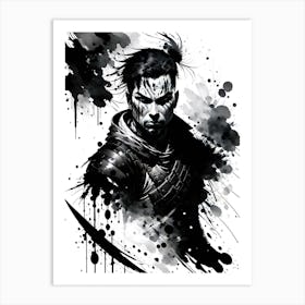 Samurai Warrior 13 Art Print