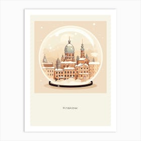 Krakow Poland 1 Snowglobe Poster Art Print