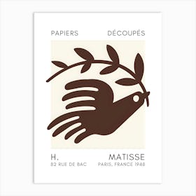 Dove By Matisse 1 Art Print