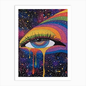 Rainbow Eye 4 Art Print