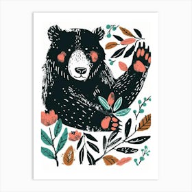 Bear In The Forest 5 Art Print