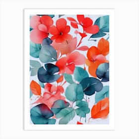 Geraniums Art Print