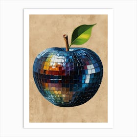 Disco Apple 2 Art Print