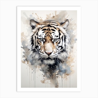 Watercolor Tiger T-shirt- 1 Graphic by raqibul_graphics · Creative